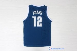 Maillot NBA Pas Cher Oklahoma City Thunder Steven Adams 12 Retro Bleu