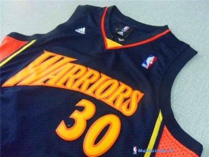 Maillot NBA Pas Cher Golden State Warriors Stephen Curry 30 Retro Noir