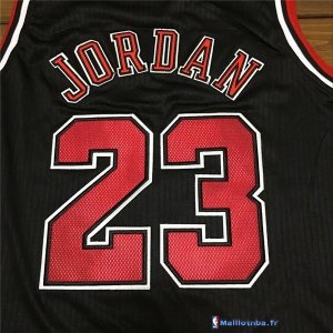 Maillot NBA Pas Cher Chicago Bulls Michael Jordan 23 Noir Rouge
