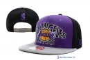 Bonnet NBA Los Angeles Lakers 2016 Pourpre Gris