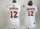 Maillot NBA Pas Cher Los Angeles Lakers Femme Dwight Howard 12 Blanc