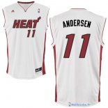 Maillot NBA Pas Cher Miami Heat Chris Andersen 11 Blanc Rouge