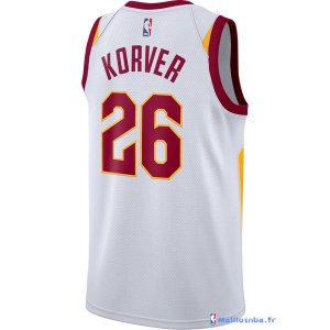 Maillot NBA Pas Cher Cleveland Cavaliers Kyle Korver 26 Blanc Association 2017/18