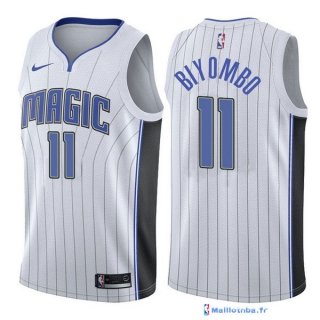 Maillot NBA Pas Cher Orlando Magic Bismack Biyombo 11 Blanc Association 2017/18