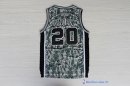 Maillot NBA Pas Cher San Antonio Spurs Manu Ginóbili 20 Vert