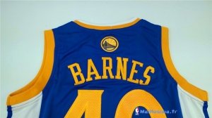 Maillot NBA Pas Cher Golden State Warriors Harrison Barnes 40 Bleu