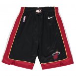 Miami Heat Nike BlackRed Swingman Icon Performance Shorts
