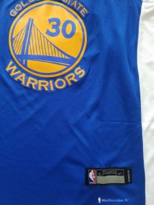 Maillot NBA Pas Cher Golden State Warriors Junior Stephen Curry 30 Ensemble Complet Bleu 2017/18