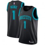 Charlotte Hornets Malik Monk Jordan Brand Black City Edition Swingman Jersey