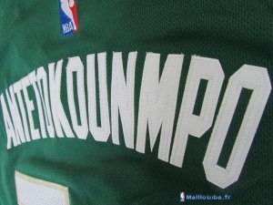 Maillot NBA Pas Cher Milwaukee Bucks Giannis Antetokounmpo 34 Vert