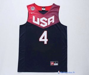 Maillot NBA Pas Cher USA 2014 Curry 4 Noir