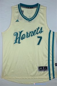 Maillot NBA Pas Cher Noël Charlotte Hornets Lin 7 Blanc