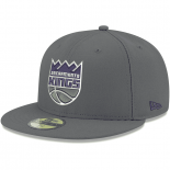 Bonnet NBA Sacramento Kings New Era Gray Official Team Color 59FIFTY