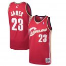 Cleveland Cavaliers LeBron James Mitchell & Ness Wine 2003-04 Hardwood Classics Swingman Jersey