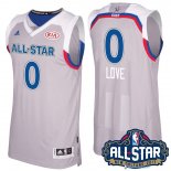 Maillot NBA Pas Cher All Star 2017 kevin love 0 Gray