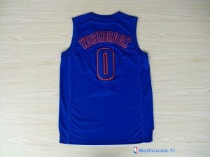 Maillot NBA Pas Cher Noël Oklahoma City Thunder Bleu Westbrook 0