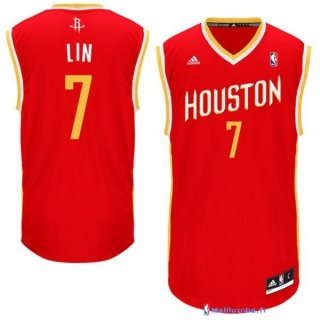 Maillot NBA Pas Cher Houston Rockets Jeremy Lin 7 Retro Rouge