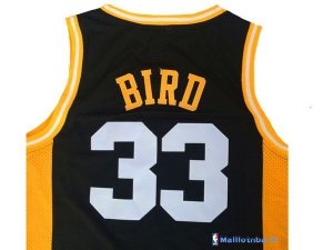 Maillot NCAA Pas Cher Springs Valley Larry Bird 33 Noir