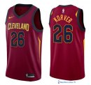 Maillot NBA Pas Cher Cleveland Cavaliers Kyle Korver 26 Rouge Icon 2017/18