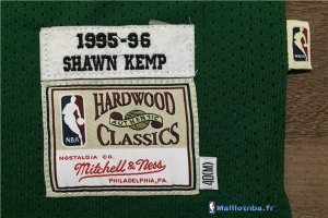 Maillot NBA Pas Cher Seattle Supersonics Shawn Kemp 40 Retro Vert