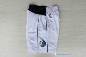 Pantalon NBA Pas Cher Dallas Mavericks Blanc