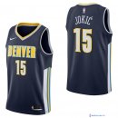 Maillot NBA Pas Cher Denver Nuggets Nikola Jokic 15 Marine Icon 2017/18