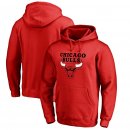 Chicago Bulls Red Primary Logo Pullover Hoodie