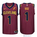 Maillot NBA Pas Cher Cleveland Cavaliers Derrick Rose 1 Rouge 2017/18