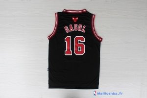 Maillot NBA Pas Cher Chicago Bulls Pau Gasol 16 Noir