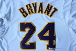 Maillot NBA Pas Cher Noël Los Angeles Lakers Blanc Bryant 24