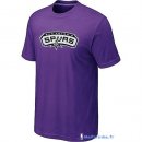 T-Shirt NBA Pas Cher San Antonio Spurs Pourpre
