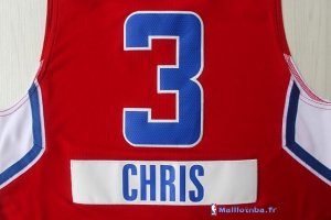 Maillot NBA Pas Cher Noël Los Angeles Clippers Chris 3 Rouge