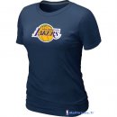 T-Shirt NBA Pas Cher Femme Los Angeles Lakers Tinta Bleu