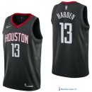 Maillot NBA Pas Cher Houston Rockets James Harden 13 Noir Statement 2017/18