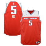 Sacramento Kings De'Aaron Fox Nike Red Swingman Jersey Jersey – City Edition