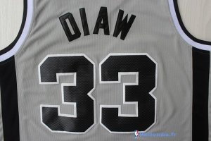 Maillot NBA Pas Cher San Antonio Spurs Boris Diaw 33 Gris