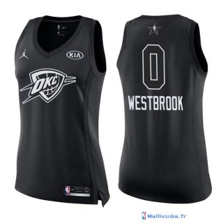 Maillot NBA Pas Cher All Star 2018 Femme Russell Westbrook 0 Noir