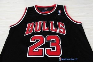 Maillot NBA Pas Cher Chicago Bulls Michael Jordan 23 Noir