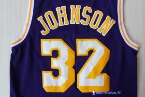 Maillot NBA Pas Cher Los Angeles Lakers Wesley Johnson 32 Pourpre