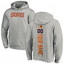 Phoenix Suns Fanatics Branded Ash Personalized Backer Pullover Hoodie