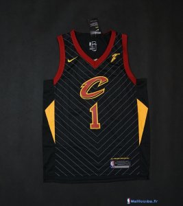 Maillot NBA Pas Cher Cleveland Cavaliers Derrick Rose 1 Noir 2017/18
