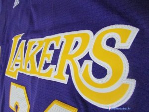 Maillot NBA Pas Cher Los Angeles Lakers Kobe Bryant 24 Pourpre MC