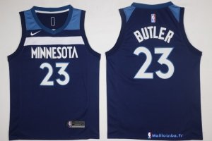 Maillot NBA Pas Cher Minnesota Timberwolves Jimmy Butler 23 Marine Icon 2017/18