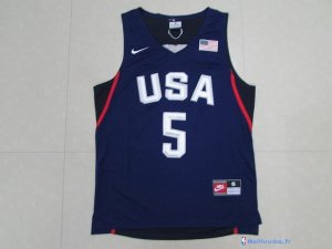 Maillot NBA Pas Cher USA 2016 Kevin Durant 5 Bleu