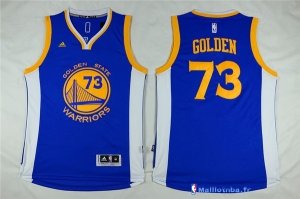 Maillot NBA Pas Cher Golden State Warriors Golden 73 Bleu