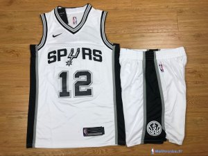 Pantalon NBA Pas Cher San Antonio Spurs Nike Blanc