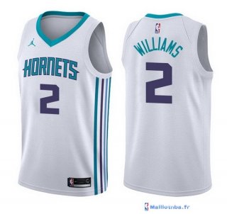 Maillot NBA Pas Cher Charlotte Hornets Marvin Williams 2 Blanc Association 2017/18