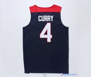 Maillot NBA Pas Cher USA 2014 Curry 4 Noir