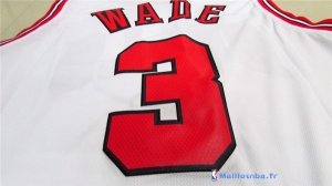 Maillot NBA Pas Cher Chicago Bulls Dwyane Wade 3 2016 Blanc