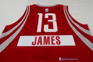 Maillot NBA Pas Cher Noël Golden State James 13 Rouge